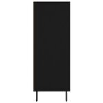 vidaXL Armoire à étagères noir 69 5x32 5x90 cm bois d'ingénierie