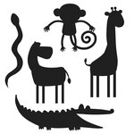 Matrices de découpe silhouettes animaux