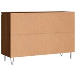 vidaXL Buffet chêne marron 104x35x70 cm bois d'ingénierie