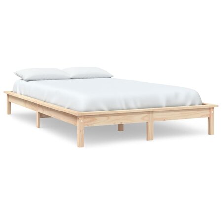 vidaXL Cadre de lit 200x200 cm bois de pin massif