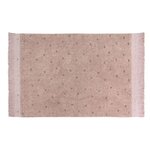 Tapis coton lavable Woods Symphony nude - 140 x 200 cm
