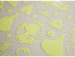 Autocollants phosphorescents - Silhouettes de princesses