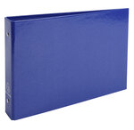 Classeur Rigide Rembordé Pour Fiches Bristol 125x200mm 2 Anneaux 25mm Iderama - X 10 - Exacompta