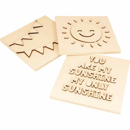 3 Cadres Fantaisie - 15X15 Cm