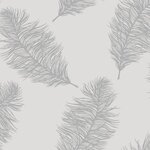 DUTCH WALLCOVERINGS Papier peint Fawning Feather Gris clair