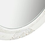 vidaXL Miroir mural style baroque 50x60 cm Blanc