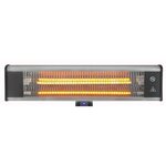 Eurom chauffage pour patio th1800s 1800 w argenté
