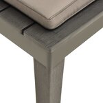 vidaXL Salon de jardin 5 Pièces Plastique Anthracite