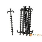Nature Ensemble de supports de filet 10 Pièces 25 cm