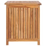 vidaXL Boîte de rangement de jardin 60x50x58 cm Bois de teck solide