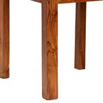 vidaXL Chaise à manger 2Pièces Bois avec finition miel Moderne