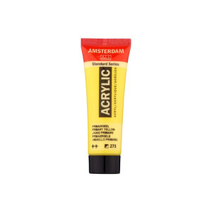 Peinture acrylique en tube jaune primaire 20ml - amsterdam