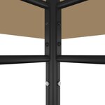 vidaXL Belvédère 3x3x2 7 m Taupe 180 g/m²