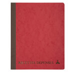Piqûre 220x170 Recettes-dépenses 80 Pages - Couleurs Assorties - Exacompta