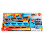 Hot Wheels Jeu de construction de pistes et voitures Speedway Hauler