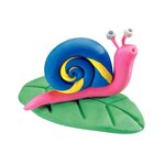 Boîte de 8 x 220g de pâte à jouer assortie avec accessoires de modelage GIOTTO