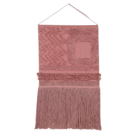 Suspension murale rose 50 x 85 cm