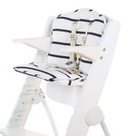 Childhome coussin de siège de chaise haute universel jersey marin