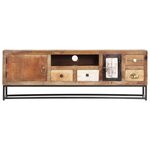 vidaXL Meuble TV 120 x 30 x 40 cm Bois de récupération massif