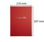 Livre D'or .1m. 297x210 Rouge