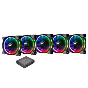 Thermaltake  Ventilateur Riing Plus 12cm RGB TT Premium / Pack de 5