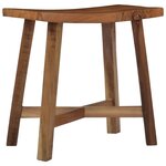 vidaXL Tabouret de salle de bain Bois de Suar solide