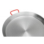 Plat à Paella - de 280 mm à 720 mm - Bartscher -    28 cm      Acier poli            405 mm (fond)