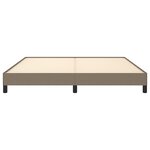 vidaXL Cadre de lit Taupe 180x200 cm Tissu