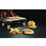 Tefal py900d12 gourmet crêpière deux plaques amovibles antiadhésives température règlable multi usage crêpes  galettes  pancakes