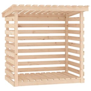 vidaXL Support pour bois de chauffage 108x73x108 cm Bois de pin