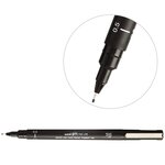 Feutre technique 0 5mm pin 05200 pte calibrée noir uni-ball