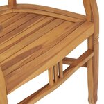 vidaXL Ensemble de salle à manger de jardin 7 Pièces Bois de teck solide