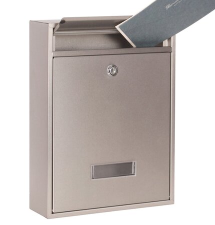 Boite aux lettres murale acier inoxydable