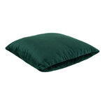 Coussin carré en velours vert foncé foncé 40 x 40 cm