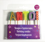 Bougies d'anniversaire antoine et anne