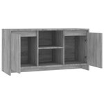 vidaXL Meuble TV Sonoma gris 102x37 5x52 5 cm Aggloméré