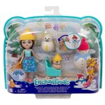 Enchantimals vallée enneigée poupée sharlotte écureuil 15 cm et nutsy