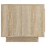 vidaXL Table basse Chêne sonoma 102x50x45 cm Bois d'ingénierie