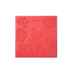 Diy - loisirs créatifs modelage - tapis de texture souple - roses