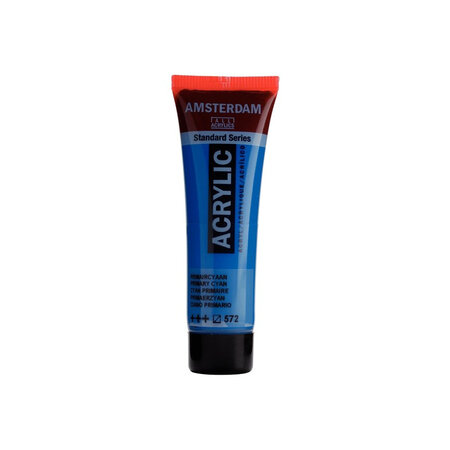 Peinture acrylique en tube - cyan primaire - 20ml - amsterdam