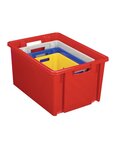 (COUVERCLE GRIS POUR BAC 30L) Couvercle pour bac gerbable et emboîtable GRIS 473 X 349 pour bac 30 L