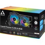 Arctic liquid freezer ii 240 a-rgb processeur refroidisseur de liquide tout-en-un 12 cm noir 1 pièce(s)