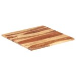 vidaXL Dessus de table Bois solide 25-27 mm 70x70 cm