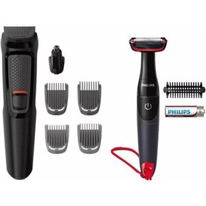 Philips tondeuse multifonctions 6 en 1 ( barbe et nez-oreilles) + une tondeuse corps