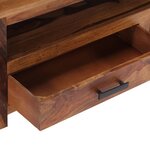 vidaXL Meuble TV 118x30x40 cm Bois massif