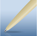 Waterman allure pastel stylo bille  jaune pastel  recharge bleue pointe moyenne  coffret cadeau