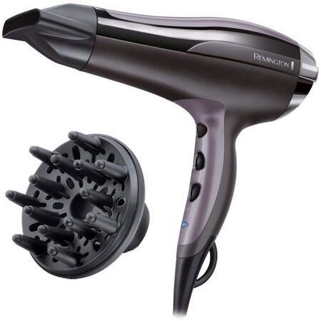Remington D5720 Seche-Cheveux Ionique Thermacare Pro 2400W - Grille Céramique - Moteur Longue Durée - Silencieux
