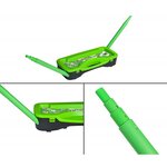 Set de badminton complet avec filet 295 x 38 x 154 cm  raquettes  volants et étui de rangement