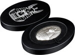 Pièce de monnaie en argent 200 francs g 93.3 (3 oz) millésime 2024 anubis