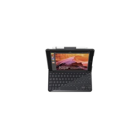 Logitech étui clavier avec bluetooth slim folio ipad carbon